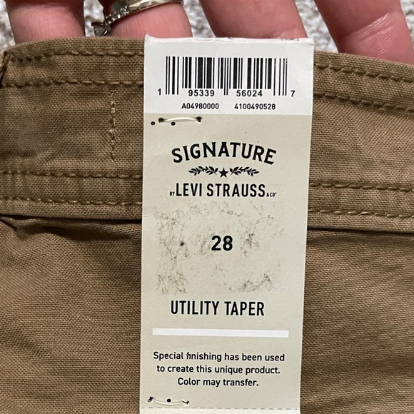 Signature by Levi Strauss & Co. | S67 Athletic Utility Taper Pants | NWT - Picture 6 of 6